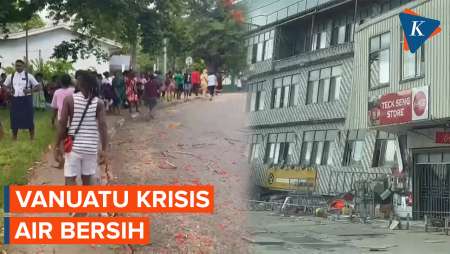 Vanuatu Alami Krisis Air Bersih, Pencarian Korban Terus Berlanjut