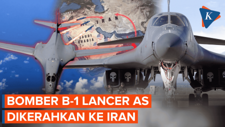 AS Kerahkan Pengebom Strategis B-1 Ke Iran, Pertanda Apa?