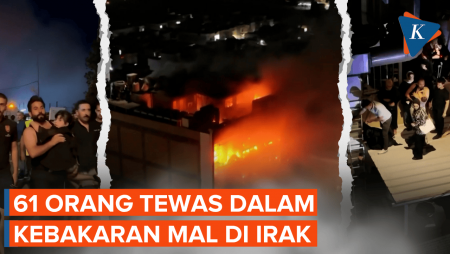 Mal Baru Buka di Irak Terbakar, 61 Orang Tewas