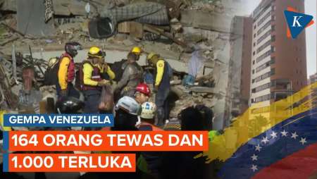 164 Orang Tewas Dan 1.000 Terluka Akibat Gempa Venezuela