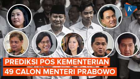 Prabowo Panggil 49 Calon Menteri ke Kertanegara, Berikut Daftar dan Prediksi Pos Kementeriannya