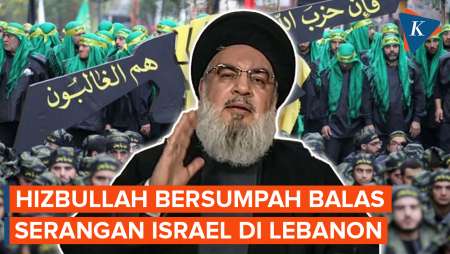 Dengan Nada Tinggi, Pemimpin Hizbullah Bersumpah Balas Serangan Israel Yang Tewaskan Warga Lebanon