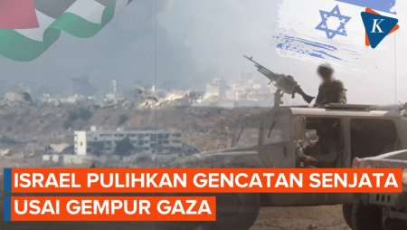 Setelah Serang Gaza, Israel Sebut Gencatan Senjata Kembali Berlaku