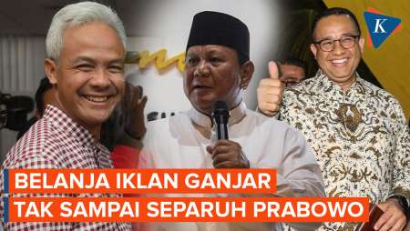 Belanja Iklan Ganjar Rp 3,6 Miliar, Tak Sampai Separuh Prabowo