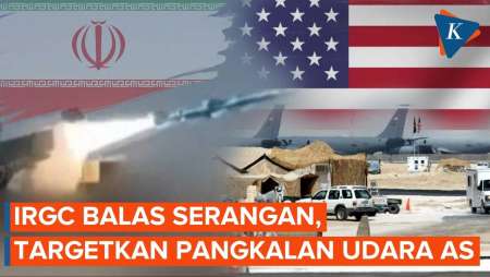 Iran Murka! IRGC Gempur Pangkalan Militer AS Usai Bandar Abbas Diserang