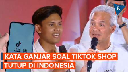 [FULL] Jawaban Ganjar soal Penutupan TikTok Shop di Indonesia