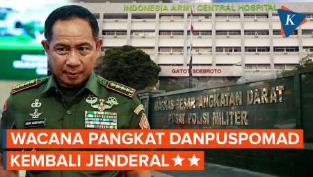 Danpuspomad Tak Lagi Dijabat Jenderal Bintang 3, Ada Apa?