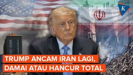 Trump Kembali Ancam Iran, Segera Berdamai Atau Hadapi Kehancuran Total