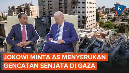 Di Hadapan Joe Biden, Jokowi Serukan Gencatan Senjata di Gaza