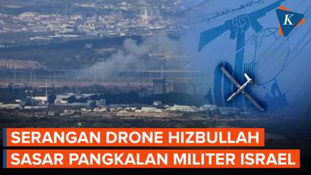 Drone Hizbullah Serang Pangkalan Militer Israel di Tel Aviv, IDF Balas Gempur Beirut