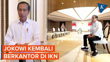 Jokowi Hari Ini Berkantor di IKN, Bakal Beri Arahan ke TNI-Polri