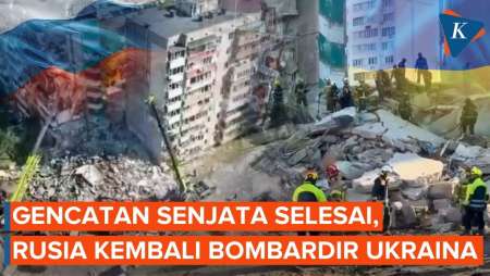 Rusia Bombardir Ukraina Dengan Rudal Balistik Dan Ratusan Drone Usai Gencatan Senjata Berakhir