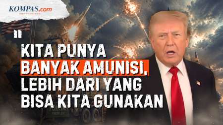 Trump: Senjata Kami Banyak, Hampir Menghancurkan Iran!
