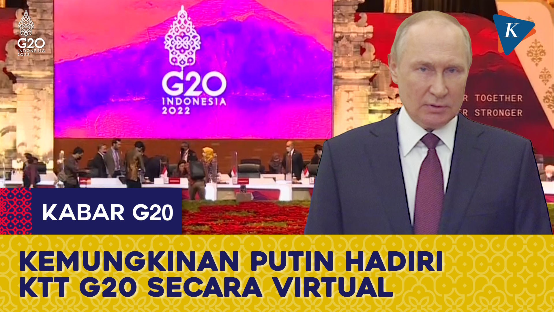 Luhut Sebut Kemungkinan Putin Hadiri KTT G20 Secara Virtual