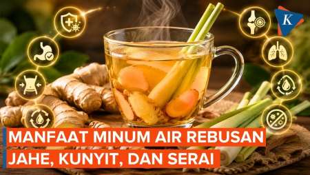 8 Manfaat Minum Air Rebusan Jahe, Kunyit, Dan Serai Untuk Tubuh