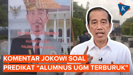 Komentar Jokowi soal Penghargaan BEM UGM sebagai Alumnus Terburuk