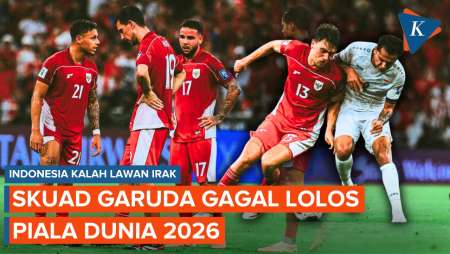 Kalah 0-1 Dari Irak, Timnas Indonesia Gagal Lolos Piala Dunia 2026