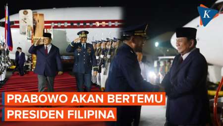 Prabowo Kunjungi Filipina Bertemu Presiden Marcos, Ada Apa?