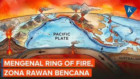 Apa Itu Ring of Fire? Penyebab Indonesia Rawan Gempa dan Erupsi Gunung Api