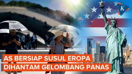 Setelah Eropa, Gelombang Panas Hantam AS, Begini Prediksi Suhu Tertingginya!