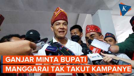 Momen Ganjar Berkelakar Ajak Bupati Manggarai NTT Tak Takut Berkampanye