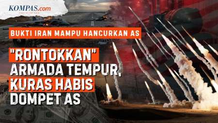 Bukti Iran Bikin AS "Hancur Lebur": Puluhan Jet Rontok, Pangkalan Remuk, Rudal Habis