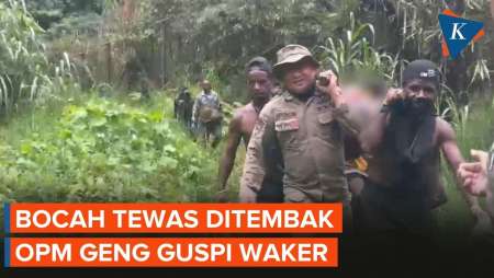 Bocah Ditembak OPM Geng Guspi Waker di Tembagapura