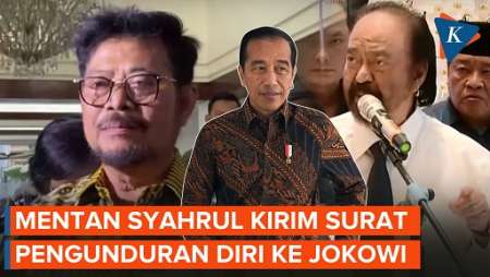 Surat Pengunduran Diri Syahrul Yasin Limpo Akan Segera Disampaikan ke Jokowi