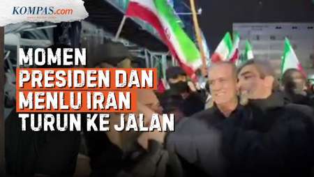 Momen Rakyat dan Pemimpin Iran Turun ke Jalan Dukung Perjuangan Lawan AS-Israel