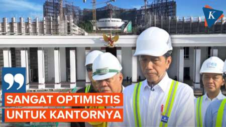 Jokowi Optimistis Ngantor di IKN Mulai Juli, Tinggal Tunggu Air