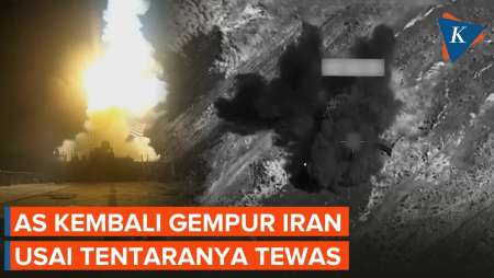 Detik-detik AS Luncurkan Serangan Malam Kesembilan Berturut-turut Ke Iran