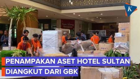 Aset Hotel Sultan Mulai Diangkut, Ada Alat Gamelan Hingga Barang Elektronik