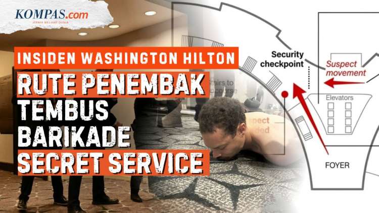 Trump Rute Rute Pelaku Penembakan Terobos Jamuan Makan Trump, Kenapa Bisa Kecolongan?
