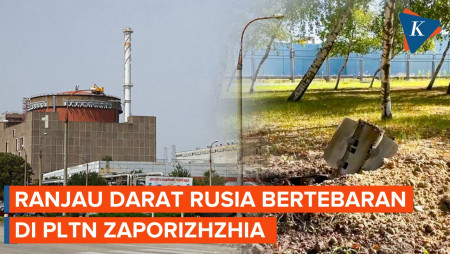 Ranjau Darat Rusia Bertebaran di Area PLTN Zaporizhzhia