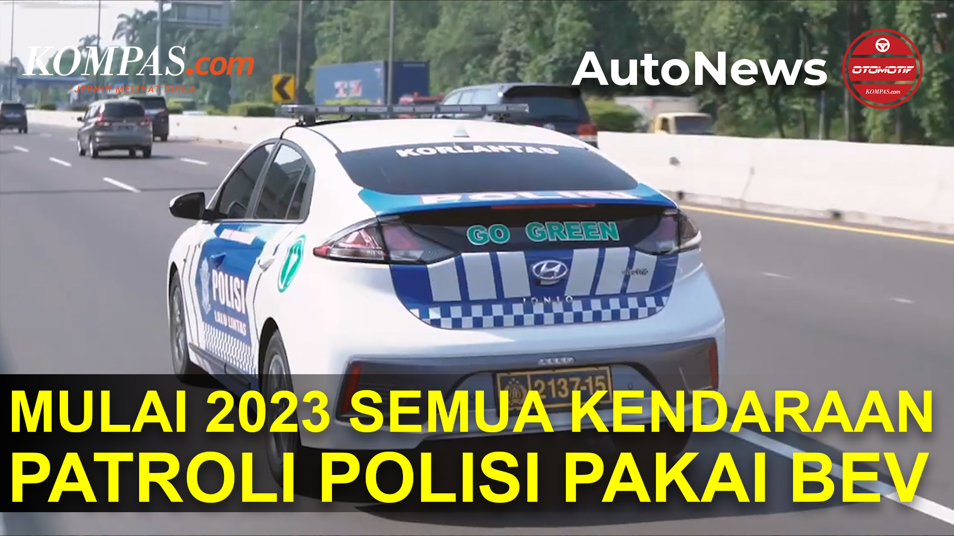 Semua Kendaraan Patroli Polisi Pakai BEV Mulai 2023