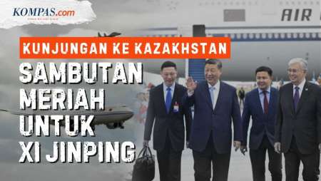 [FULL] Penyambutan Xi Jinping di Kazakhstan: Dikawal Jet, Dijaga Ratusan Pasukan Bersenjata
