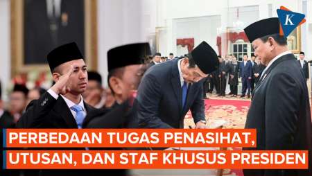 Ini Perbedaan Tugas Penasihat, Utusan, dan Staf Khusus Presiden