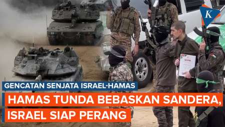 Hamas Tunda Pembebasan Tahanan, Militer Israel Siaga Perang