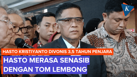 Hasto Merasa Senasib Tom Lembong, Sama-sama Korban Kekuasaan