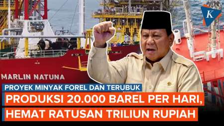Diresmikan Prabowo, Proyek Minyak Forel dan Terubuk Diklaim Bisa Produksi 20.000 Barel per Hari