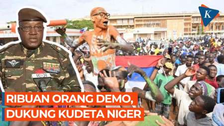 Ribuan Orang Demo Dukung Kudeta Niger, Minta Militer Pertahankan Kekuasaan