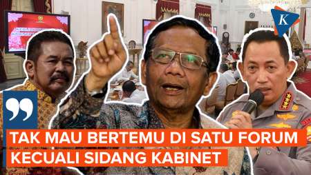 Mahfud MD Ungkap Kapolri dan Jaksa Agung Ogah Bertemu dalam Satu Forum