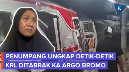 Kesaksian Penumpang KRL Yang Ditabrak KA Argo Bromo Anggrek: Kami Terpental Semua