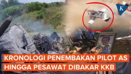 Kronologi Pilot AS Ditembak, Pesawat PT AMA Dibakar KKB Di Papua