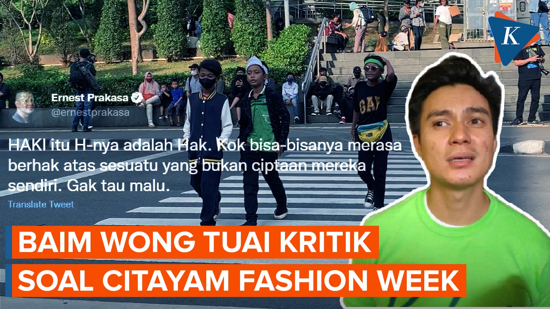 Daftarkan Merek Citayam Fashion Week, Baim Wong Banjir Kritikan Masyarakat