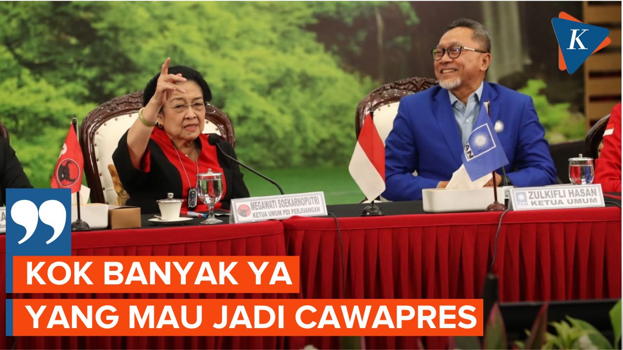Di Depan Zulhas, Megawati Curhat soal Banyak yang Mau Jadi Cawapres Ganjar