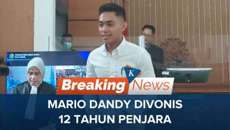 Tok! Mario Dandy Divonis 12 Tahun Penjara atas Penganiayaan David Ozora