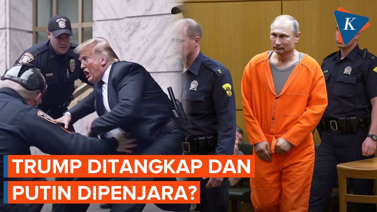Rekayasa Gambar Trump Ditangkap dan Putin Dipenjara Menyebar di Medsos