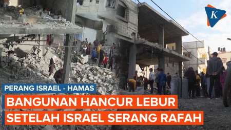 Penampakan Rafah Gaza Setelah Digempur Serangan Israel dari Udara yang Tewaskan 3 Orang