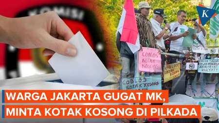 Warga Jakarta Layangkan Gugatan ke MK, Minta ada Kotak Kosong di Pilkada 2024